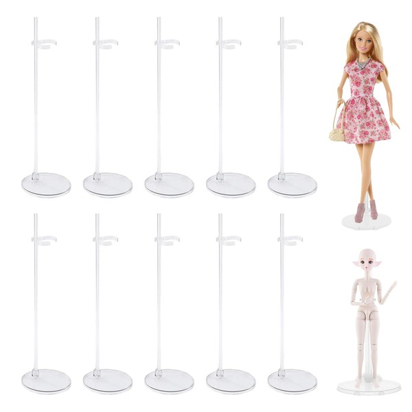 Doll Stand, 21.5 cm Dolls Stand Display Holder, Adjustable Doll