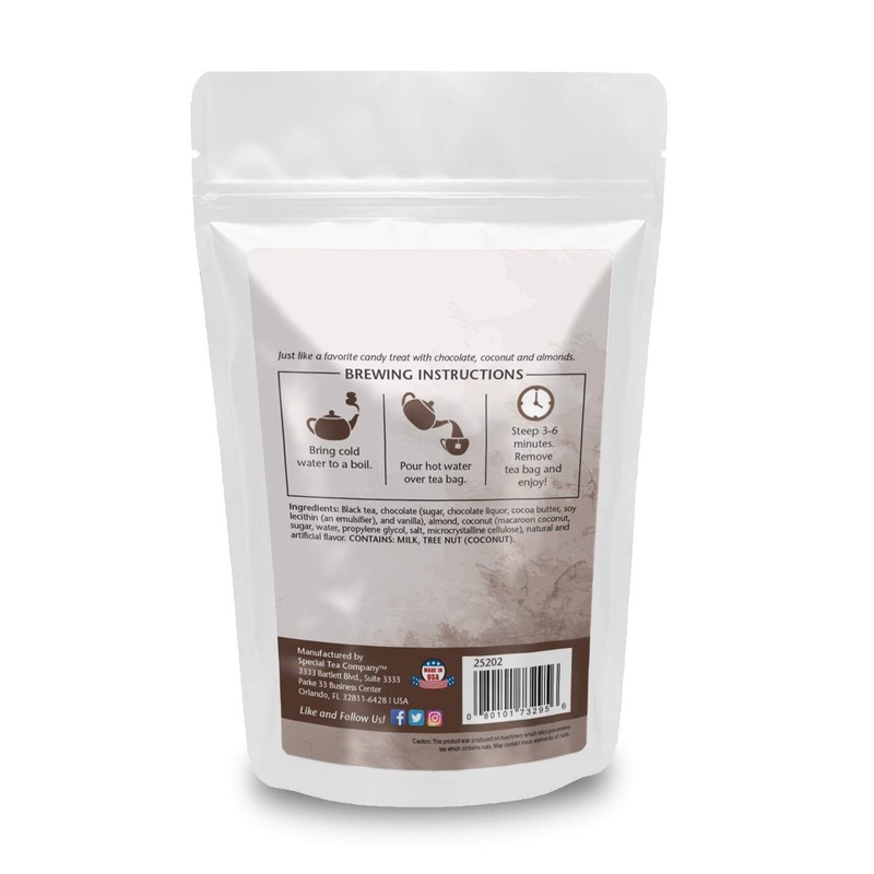 Almond “J” Black Tea Pyramid 15 Sachets