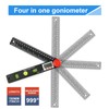 XTVTX Digital Protractor 999.9° Digital Spirit Level, Angle Bevel Ruler