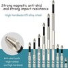 High Magnetic Screwdriver Drill Bit Set,6PCS Strong Magnetic Durability Screwdriver