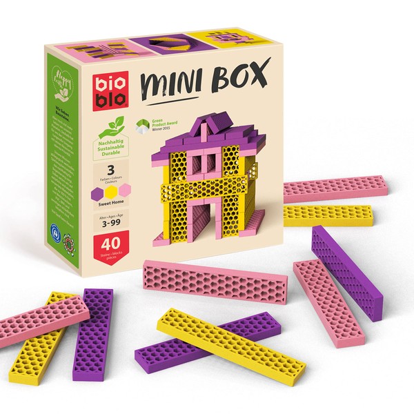 bioblo Mini Box Sweet Home Mix 40 Pieces, Sustainable Building