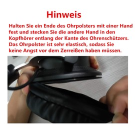 Ersatz-Ohrpolster kompatibel mit Creative Sound BlasterX H5 BlasterX H5, 1 Paar