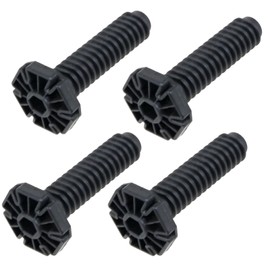 SPARES2GO Adjustable Leg Screw Foot for Hoover Dishwasher HDI 2D1145 HDI 2D949-80 HDI 2T1045 (Pack of 4 Feet)