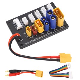 Fayelume Parallel Charging Board XT90 XT30 EC3 EC5 T XT60 Battery Balance Charger Adapter Board, Compatible with Most Chargers IMAX B8 UN A6