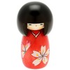 Usaburo Japanese Kokeshi Doll, Asuka's Red Kimono by Usaburo