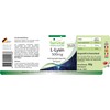 L-Lysine Hochdosiert 500mg (100 Capsules – Vegetarian – Pure L-Lysine