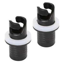 LQTSLFM Dinghy Valve Adapter, Black Adapter, Dinghy Valve, Kayak Pump Valve Adapter, Leak-Proof, Sup Pump Adapter, Reusable (Black, 2 Pieces)