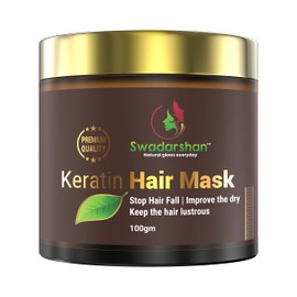 Swadarshan Hair Mask For Hair Growth And Hair Fall During Hair Treatment For Dry Damaged Ravaged Strands| Hair Mask For Smoothening Hair For Dry And Fizzy Hair (Single Pack (100 gm))