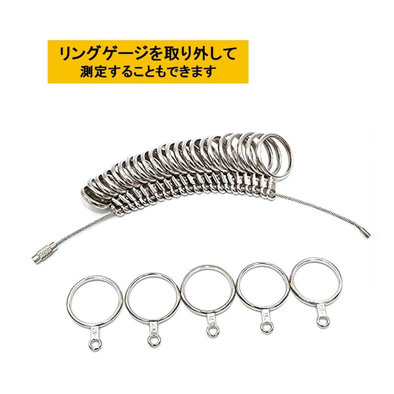 Conkoo Size Gauge, Ring Gauge, Size 1 to 28, Metal,