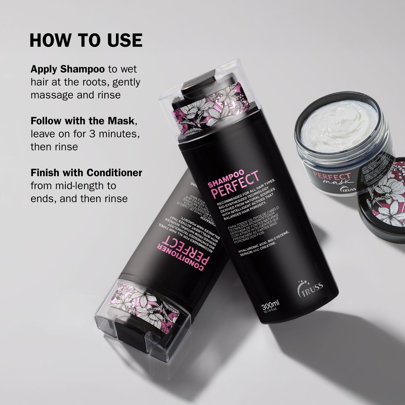 TRUSS Perfect Hair Mask with Collagen, Keratin & Hyaluronic Acid