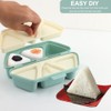 Onigiri Mold Set, Make 6PCS Triangle Onigiri Quickly, Foldable Design