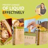 HYTREND-Kitchen Food Waste Bag-120 Bags-%100 Compostable paper Bag - Leak