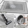Bulijojo Linen Dirt Trapper Door Mat, 17"x30" Non Slip Entryway