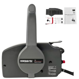 Boatcon Mechanical 703 Side Mount Control Box (Black) 703-48203-12 Pull to Open 7Pin Harness For Yamaha Outboard Engine
