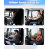 TRTYEF Car Seat Armrest Replacement for Iveco, 0-120° Adjustable Shock-Absorbing