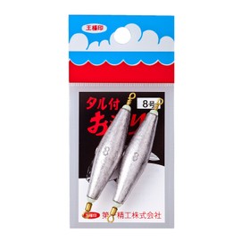 第一精工 釣り用オモリ タル付 1号 22089 シルバー
