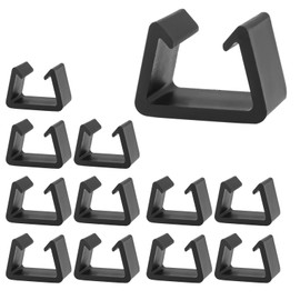 Quwem 12PCS Rattan Furniture Alignment Clips for Garden,Heavy Duty Plastic Wicker Chair Fasteners Sectional Sofa Connectors Clamps for Outdoor Furniture Garden Sofa and Patio Chairs (55mm)
