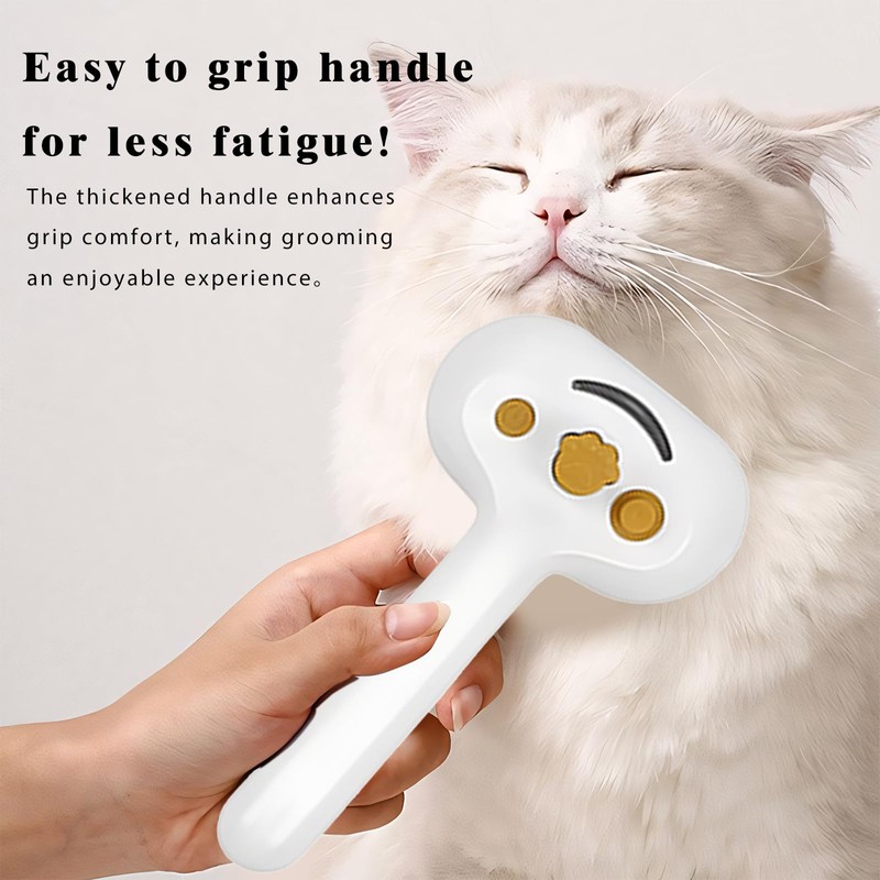 Pet Steam Brush for Dog & Cat – 3-in-1 Spray