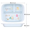 Skater XP7AG-A I'm Doraemon Sanrio Baby Tableware, Lunch Plate, For