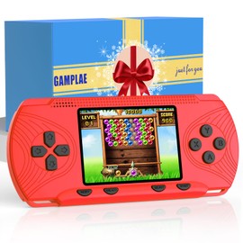 Handheld Games for Kids, Handheld Game Console Built-in 258 Video Games, 3" HD Screen, Portable Video Game Console, Red Gaming Console, for Boys, Electronic Toys Ages 4-8, 8-12.