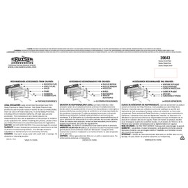 Cruiser Accessories 20643 Nouveau License Plate Frame, Chrome Plastic