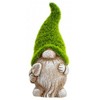 PMS 18cm Flock Grass Garden Gonk Gnome Ceramic Outdoor Ornament