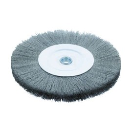 TRUSCO (torasuko中山) Foil Brush φ 200x16 mm Hole Stainless Steel Wire Line Diameter 0.3 TB – 6373 Wheel Brush
