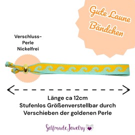 Selfmade Jewelry Festival Bracelets, Boho Jewellery - Fabric Bracelet, Colourful - Friendship Bracelets, Adjustable Size, Summer Jewellery, Polyester, No Gemstone