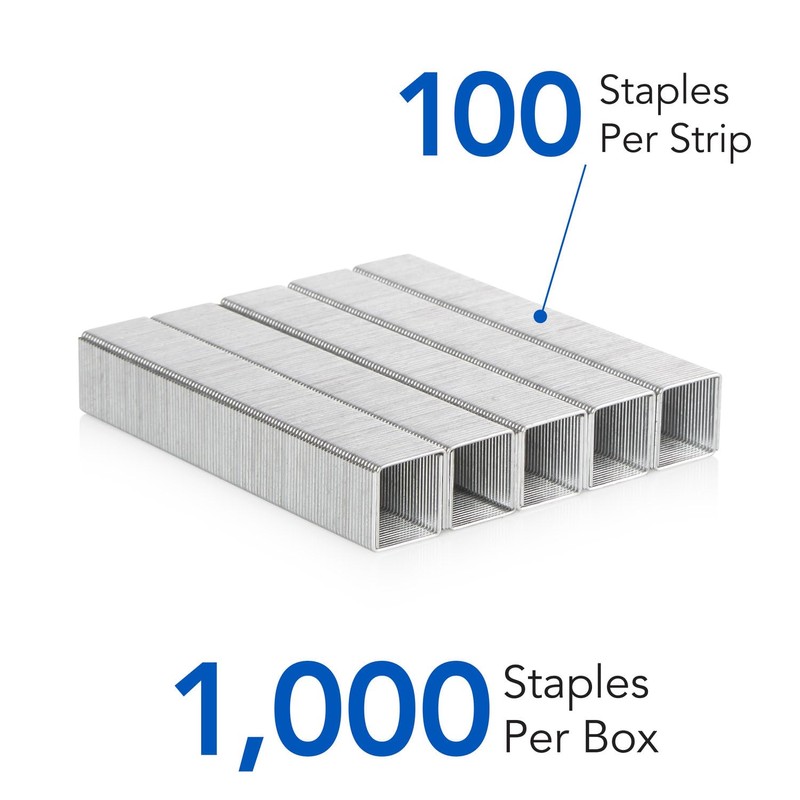 Rexel Swingline Staples, Heavy Duty, 1/2" Length, 90 Sheet Capacity,