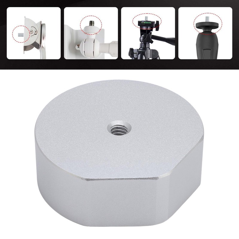 Satellite Tripod Mount Adapter - Aluminum Alloy 1/4 Inch Threaded