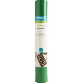 Cricut Removable Vinyl, Green - 4ft Roll (12'x48') Premium No-Residue Vinyl for DIY Crafts, Wall Decals, Stickers, in-House Décor - Compatible with Cricut Maker + Explore Machines