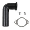 Garbage Disposal Elbow,1.5inch Disposal Drain Elbow Replacement Kit (Black)