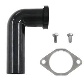 Garbage Disposal Elbow,1.5inch Disposal Drain Elbow Replacement Kit (Black)