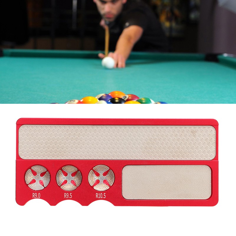 Billiard Pool Cue Tip Tool Multifunction Portable Aluminum Pool Cue