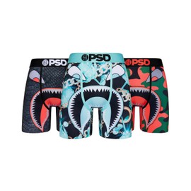 PSD Men's Boxer Briefs - WF Essentials 3 Pack, 7 Inch Inseam, Stretchy Moisture-Wicking Boxer Briefs for Men Pack, X-Large