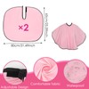 Pack of 2 Short Hairdressing Cape, Black Nylon Shampoo Cape,