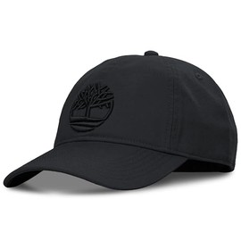 Timberland Soundview - Gorra de béisbol para niños de 7 a 14, Lona de algodón, Ajustable, Ligera y Duradera, Talla única, Negro -, Talla única