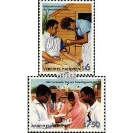 UN - Vienna 83-84 (complete.issue.) unmounted mint/never hinged ** MNH 1988 UN-Helpers (Stamps for collectors) Health