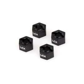 LCX Racing RC Car, CNC Machined Aluminum, 8mm Wheel Hex System for LOSI 1/16 Mini-B Buggy 1/18 Mini-T 2.0 Stadium Truck, Upgrades Parts Accessories