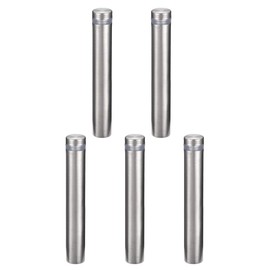 uxcell 1/2 Dia x 3-1/8"(12x80mm) Standoff Screws Wall Mount Sign Holders Acrylic Glass Nails 5pcs