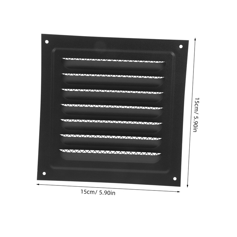 OSALADI Exterior Wall Vent Cover Metal Louvered Grille for Attic
