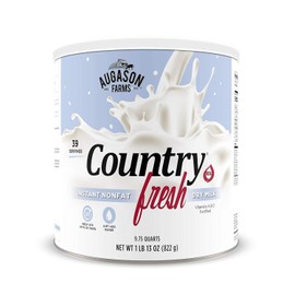 Augason Farms Country Fresh 100% Real Instant Nonfat Dry Milk, 1 lb, 13 oz.