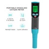 Portable Dissolved Oxygen Meter 0-199.9% Backlight Display with Temperature Tester