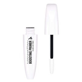 Manhattan Ultimate Boosting Primer, Colour 001, Fine Brush for Full Eyelashes and Maximum Volume, Eyelash Primer for Longer Length and Density