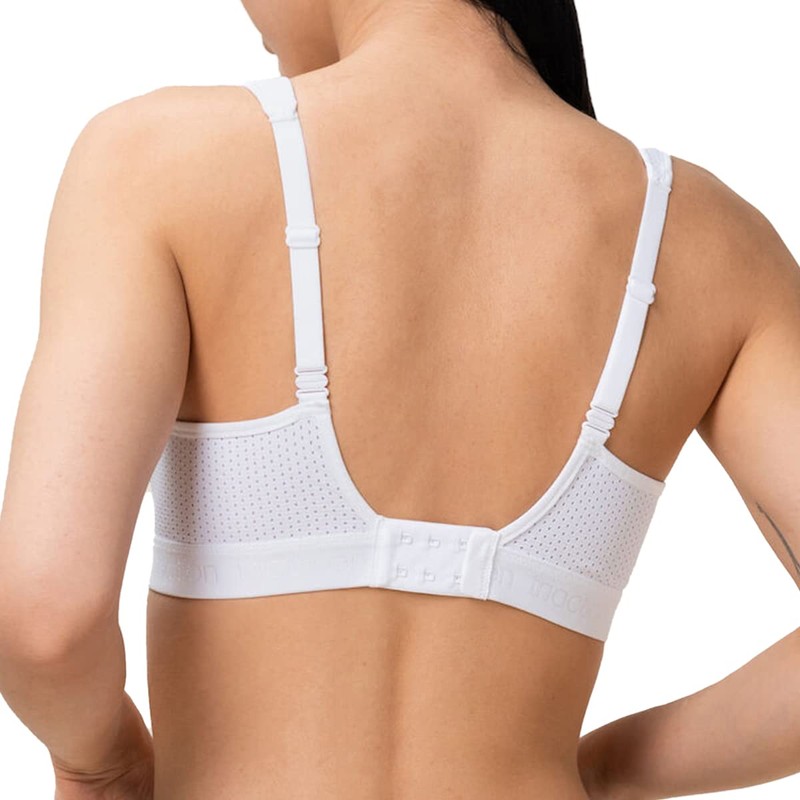 Triumph Triaction Energy Lite Sports Bra without Underwire, White, 70B