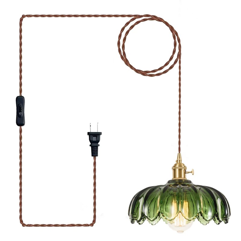XZHGCEE Plug in Pendant Light Fixtures: Hanging Light Plug in