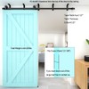 TSMST 8FT Ceiling Mount Sliding Barn Door Hardware Closet Track