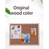 Cork Pin Board with Wooden Frame, Cork Pin Board, Mounting