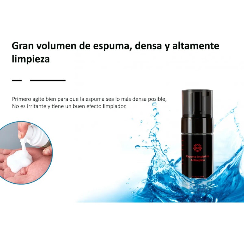 Espuma Limpiadora Cuidado De Tatuajes OUO LT00199 Tattoo Foam 120
