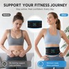 EMS Abdominal Toning Belt for Home Fitness – Portable Muscle